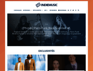 indiemusic.fr screenshot