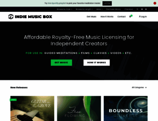 indiemusicbox.com screenshot
