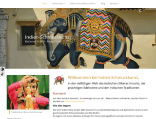 indien-schmuckkunst.com screenshot