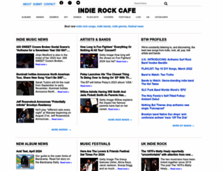 indierockcafe.com screenshot