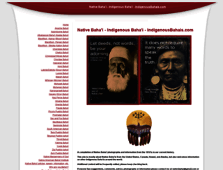 indigenousbahais.com screenshot