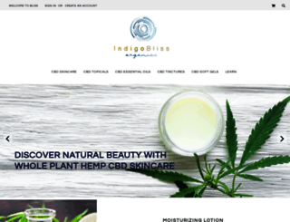 indigoblissorganics.com screenshot