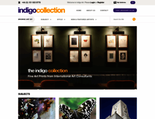 indigocollection.co.uk screenshot