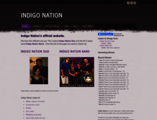 indigonationband.com screenshot