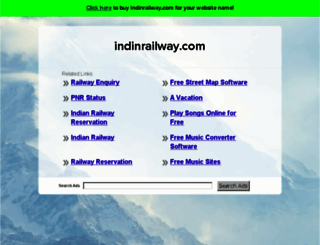 indinrailway.com screenshot