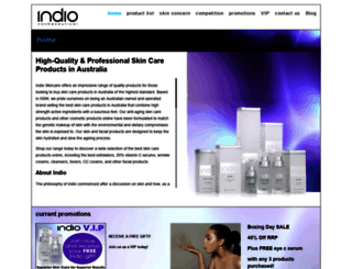 indio-skincare.com screenshot