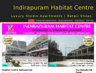 indirapuramhabitatcenter.org screenshot
