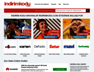 indirimkodu.com screenshot