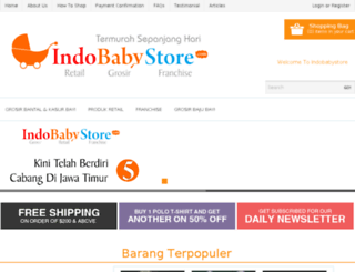 indobabystore.com screenshot