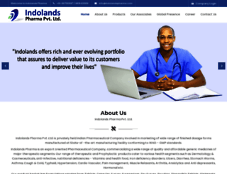 indolandspharma.com screenshot