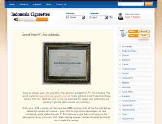 indonesia-cigarettes.com screenshot