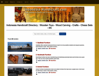 indonesia-handicraft.com screenshot
