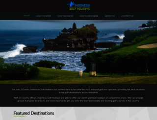 indonesiagolfholidays.com screenshot