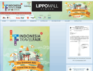 indonesiatravelfair.com screenshot