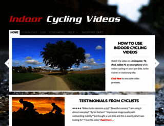 indoor-cycling-videos.com screenshot