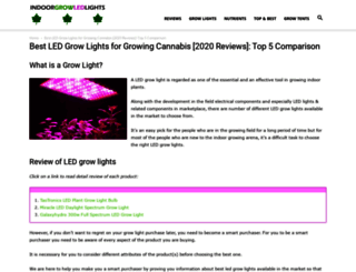 indoorgrowledlights.com screenshot