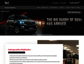 indraprasthaautomobiles.com screenshot