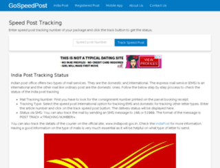 Access . Speed Post Tracking | India Post Office