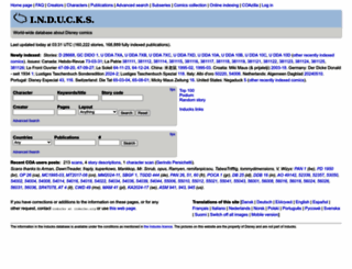 inducks.org screenshot