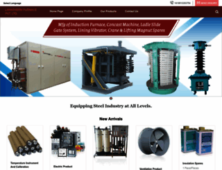 inductionfurnacespares.com screenshot