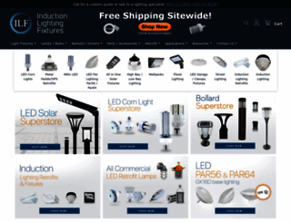 inductionlightingfixtures.com screenshot