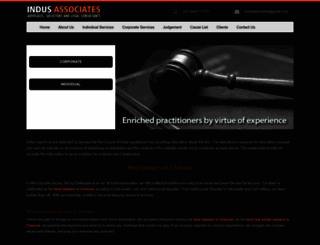 indus-associates.com screenshot