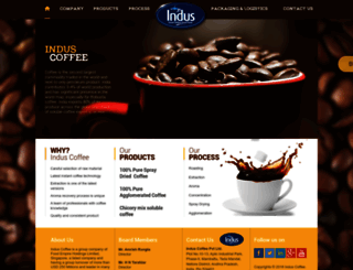 induscoffee.in screenshot