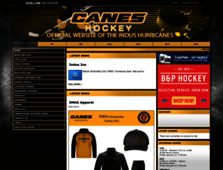 indusminorhockey.ca screenshot