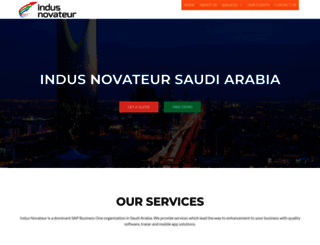 indusnovateur.sa.com screenshot