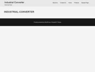 industrial-converter.com screenshot