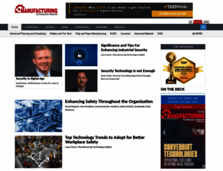 industrial-safety-and-security-europe.manufacturingtechnologyinsights.com screenshot