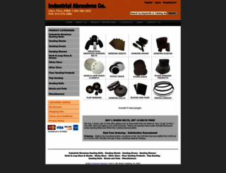 industrialabrasives.com screenshot