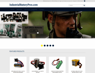 industrialbatterypros.com screenshot