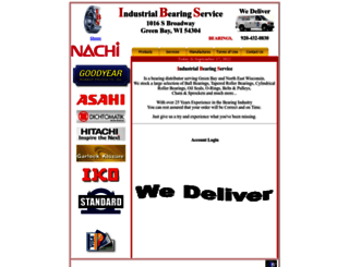 industrialbearingservice.com screenshot