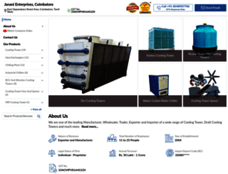 industrialcoolingequipments.com screenshot