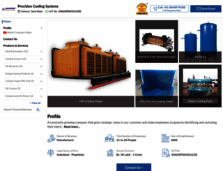 industrialcoolingsystems.in screenshot