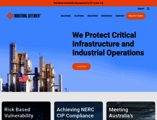 industrialdefender.com screenshot