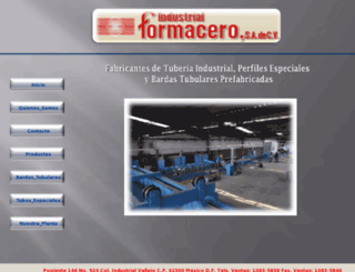 industrialformacero.com.mx screenshot