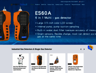 industrialgasdetectors.com screenshot