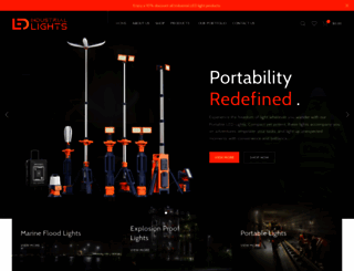 industrialledlightsonline.com.au screenshot