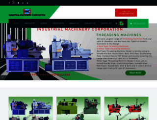 industrialmachinerycorporation.com screenshot