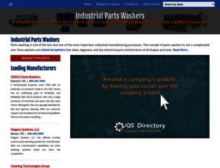 industrialpartswashers.com screenshot