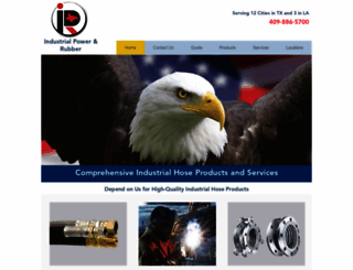 industrialpowerandrubber.com screenshot