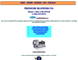 industrialpressureblower.com screenshot