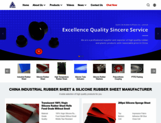 industrialrubbersheets.com screenshot