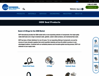 industrialseal.com screenshot