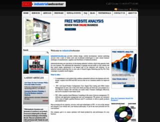 industrialwebcenter.com screenshot