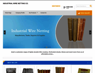 industrialwirenetting.com screenshot