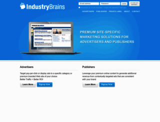 industrybrains.com screenshot