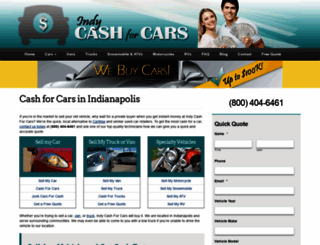 indycashforcars.com screenshot